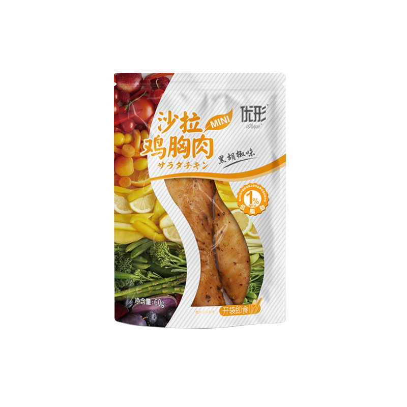 优形沙拉鸡胸肉超嫩60g*高鸡小胸 盛百食品鸡胸