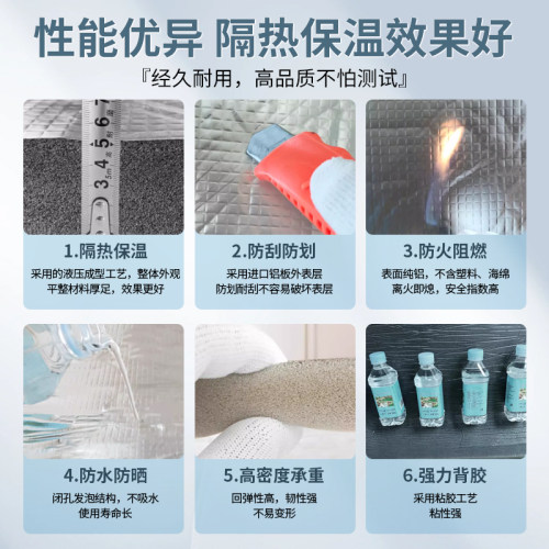 隔热棉耐高温阳光房楼顶隔热板自粘保温棉屋顶隔热材料防晒隔热膜 - 图2