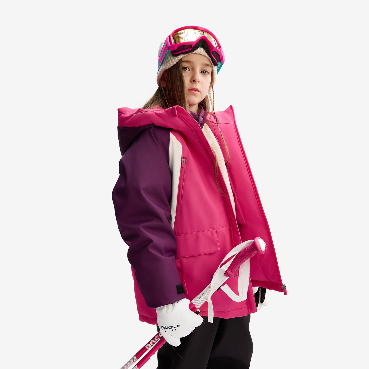 【三防】MQD儿童羽绒服2025冬季新款男童连帽加厚保暖户外风外套 - 图1