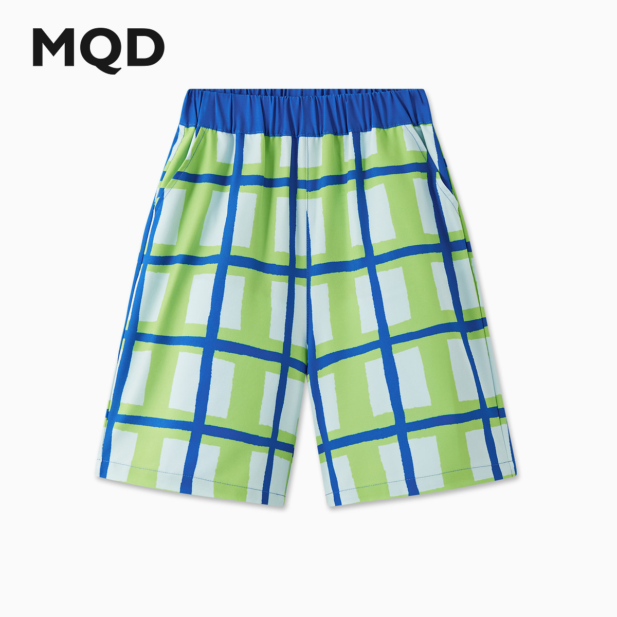 【吸湿速干】MQD男大童夏季新品撞色多彩沙滩裤户外五分休闲裤,淘宝优惠券,粉丝福利购,淘宝优惠卷