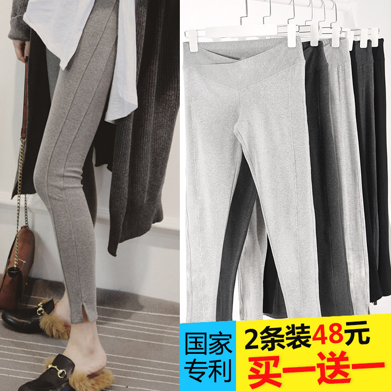 孕妇裤子孕妇装春秋季外穿打底裤 西瓜妈妈美孕孕妇打底裤