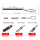 Glasses screwdriver Small screwdriver Screw glasses frame eye frame leg screws for adjustment elasticity special cross-shaped characters.