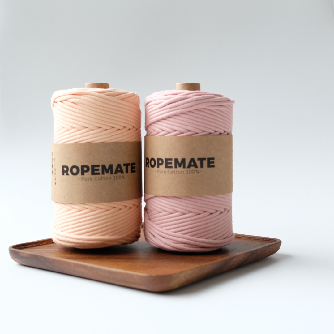 新色ROPEMATE纯棉包芯线3mm编织棉绳手机挂绳相机带材料包用线 - 图1