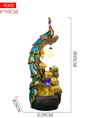 水幕墙流水景观装饰宿舍饭馆清新工艺小型卧室盆景床头发廊摆设i.