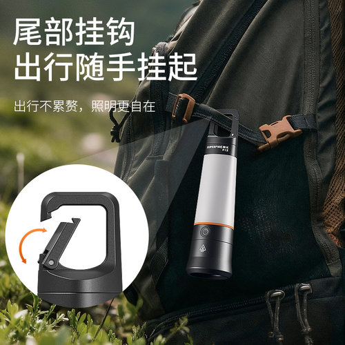 神火摆摊户外夜市防水超亮手电筒露营帐篷氛围照明灯充电超长续航 - 图2