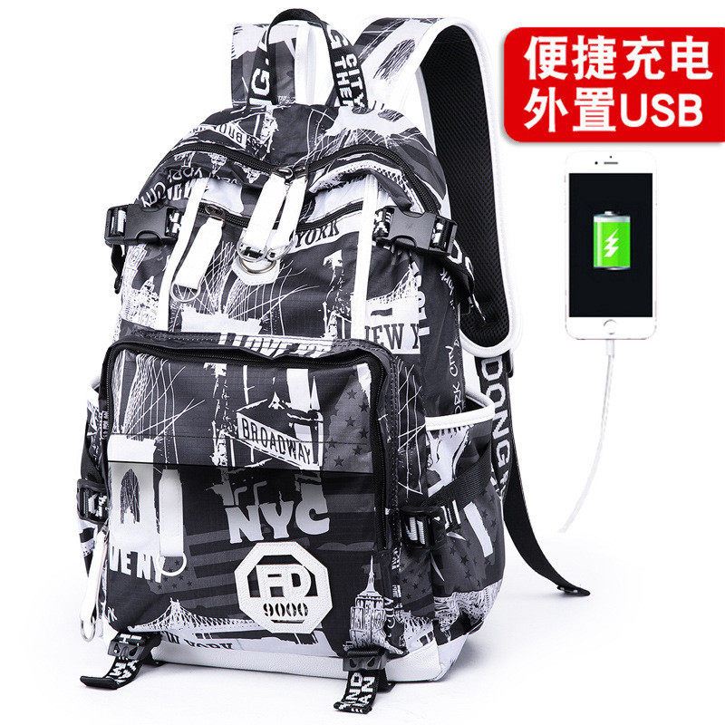 高中学生初中大学生防水大号双肩包 西子美丽心情箱包双肩背包