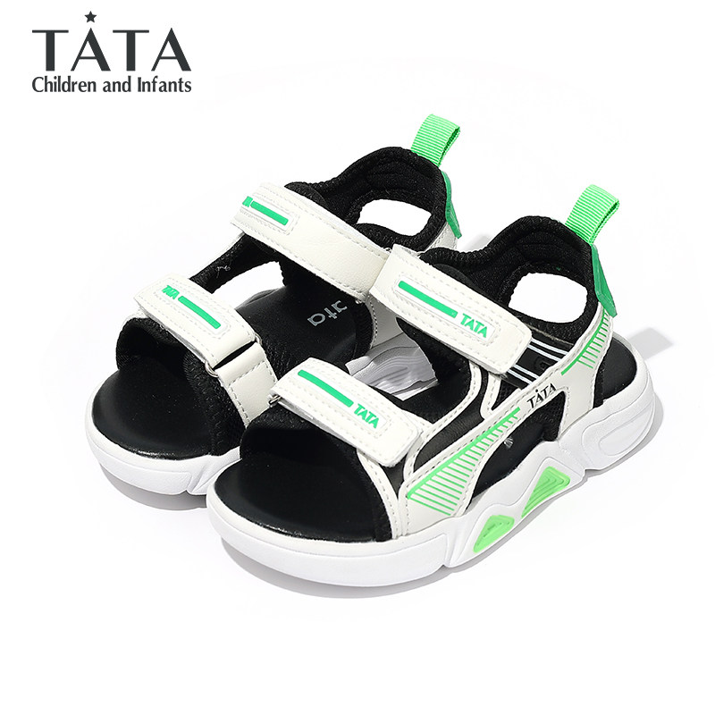 TATA他她童鞋男女童运动凉鞋夏季轻便透气宝宝鞋时尚百搭露趾鞋子,淘宝优惠券,粉丝福利购,淘宝优惠卷