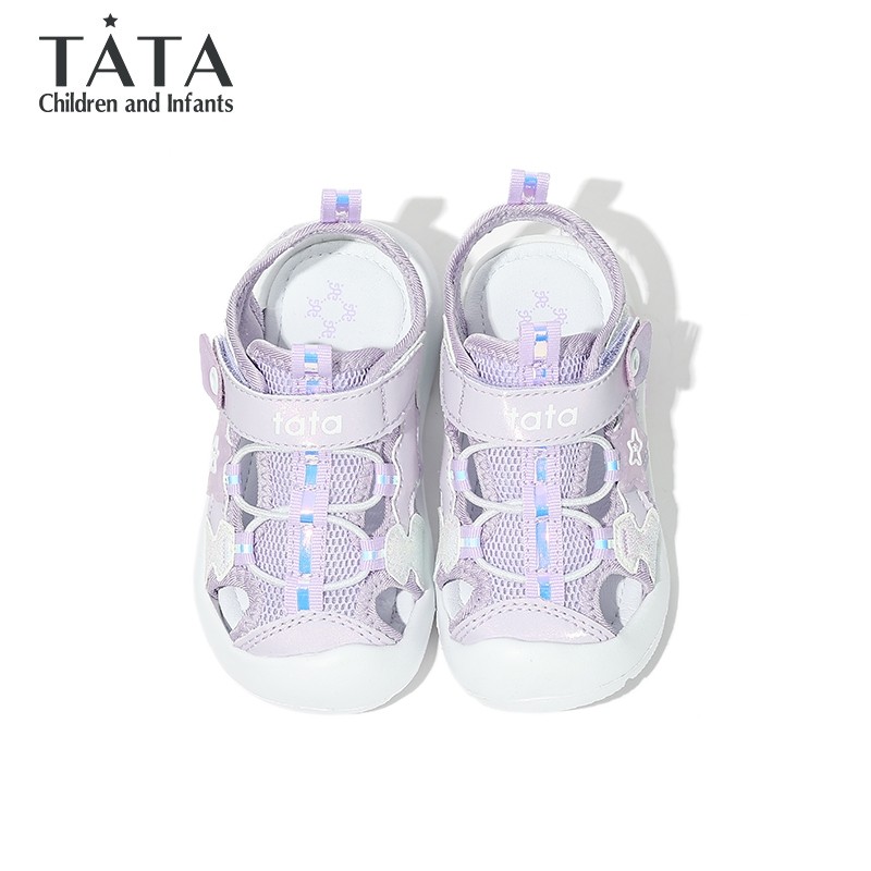 TATA他她童鞋女童夏季透气运动凉鞋男童百搭宝宝鞋轻便软底沙滩鞋,淘宝优惠券,粉丝福利购,淘宝优惠卷