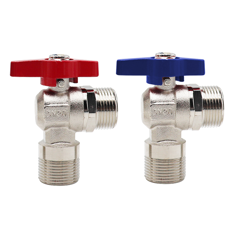 大流量锅炉燃气热水器全通径铜球阀芯角阀4分6分全铜冷热水三角阀 - 图3