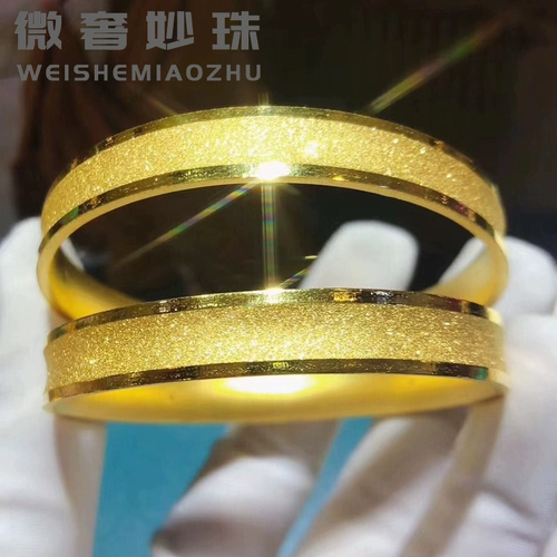 Золотой женский браслет, классический матовый модный золотой браслет, 3D