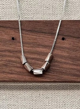 纯银轻奢小众ins风毛衣链女