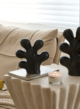 中古风创意陶瓷艺术摆件高级感客厅玄关桌面乔迁新居装饰品摆件