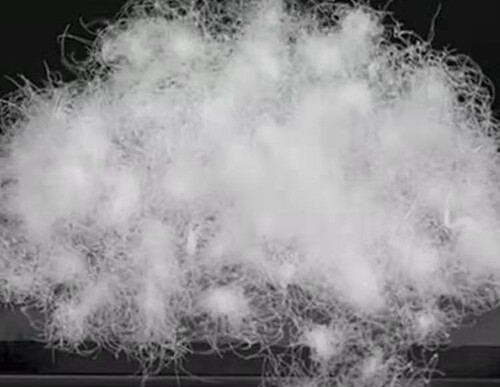散装精洗无菌90白鸭绒羽绒服羽绒被原料填充(单件50克，可多拍) - 图1