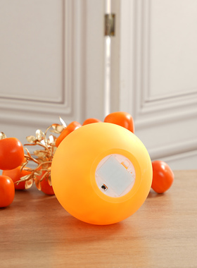 新中式招财柿子树摆件家居装饰客厅玄关吉祥寓意装饰品可做夜灯