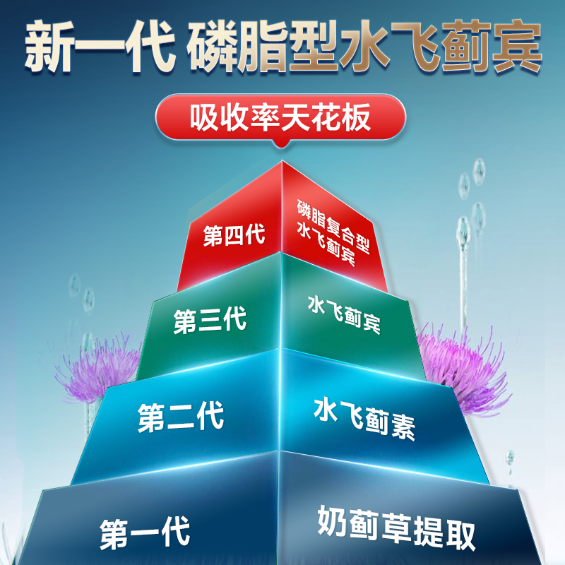 MAXCURAL迈可乐进口水飞蓟护肝片磷脂型奶蓟草熬夜加班成人轻肝