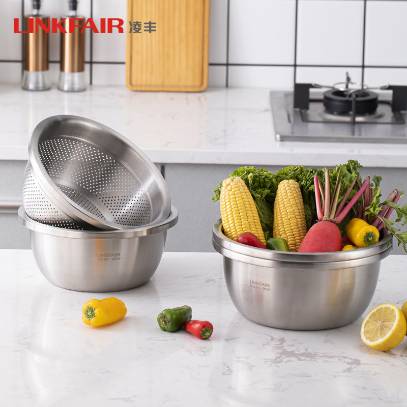 凌丰304不锈钢滤水盆洗菜盆,淘宝优惠券,粉丝福利购,淘宝优惠卷