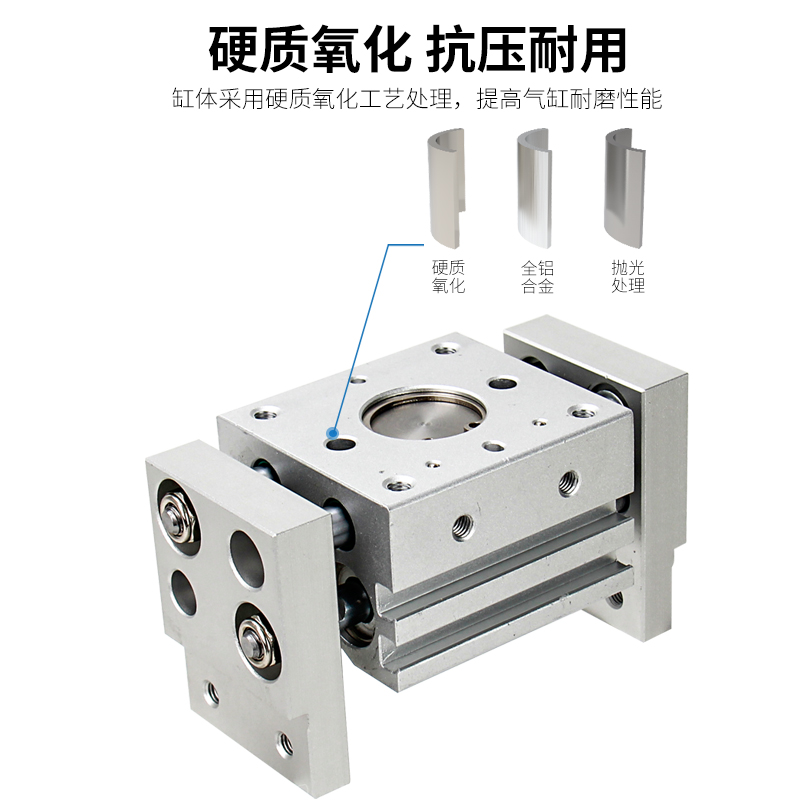 SMC开闭阔型手指气缸平行夹爪MHL2-10D 16D 20D25D32D40D/D1/D2-图0