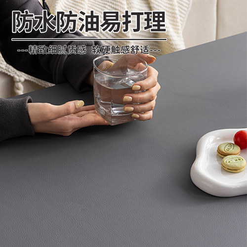 茶几罩套防水防油全包茶几桌布高级感免洗长方形电视柜餐桌防尘罩 - 图3