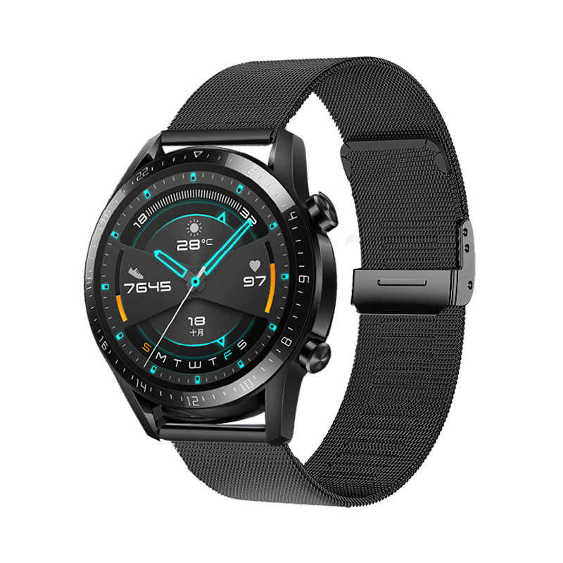 适用华为gt3三星荣耀gt2e华米手表 唯智智能手表手环表带/腕带