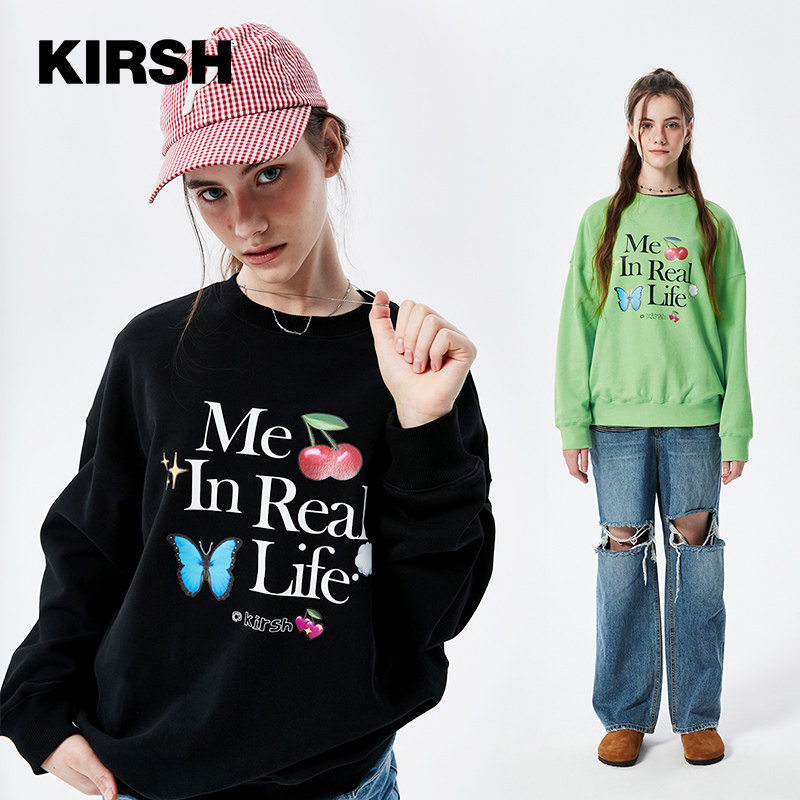 kirsh王梓薇同款21年春夏新款卫衣 kirsh海外卫衣/绒衫