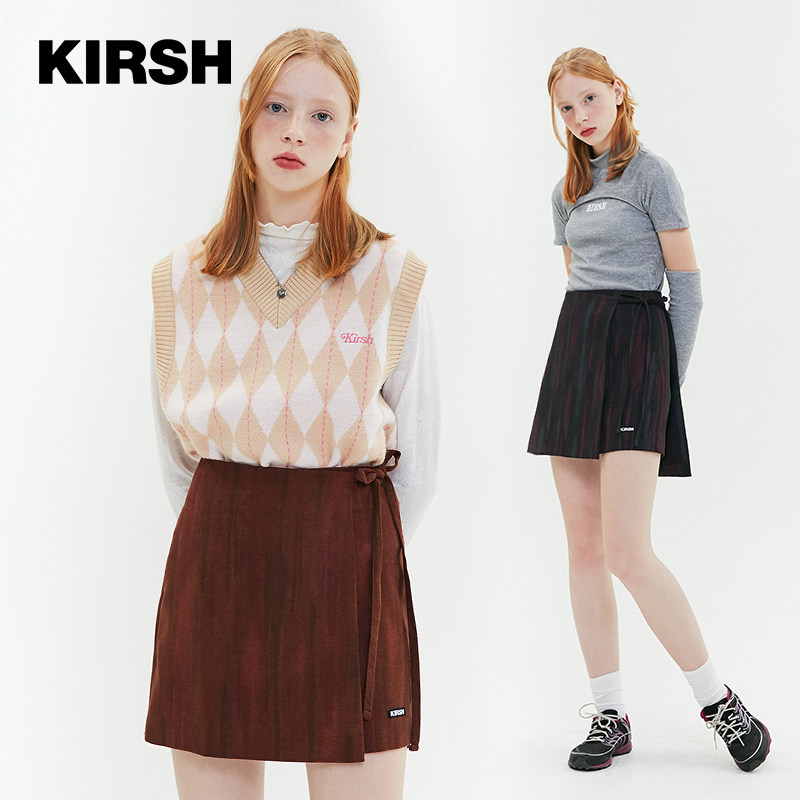 kirsh2020年秋冬新款大樱桃半身裙 kirsh海外半身裙