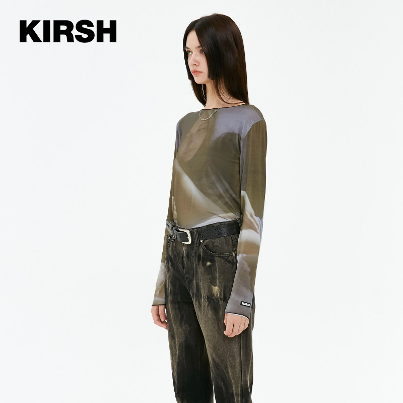 kirsh2020年秋冬新款大樱桃t恤 kirsh海外T恤