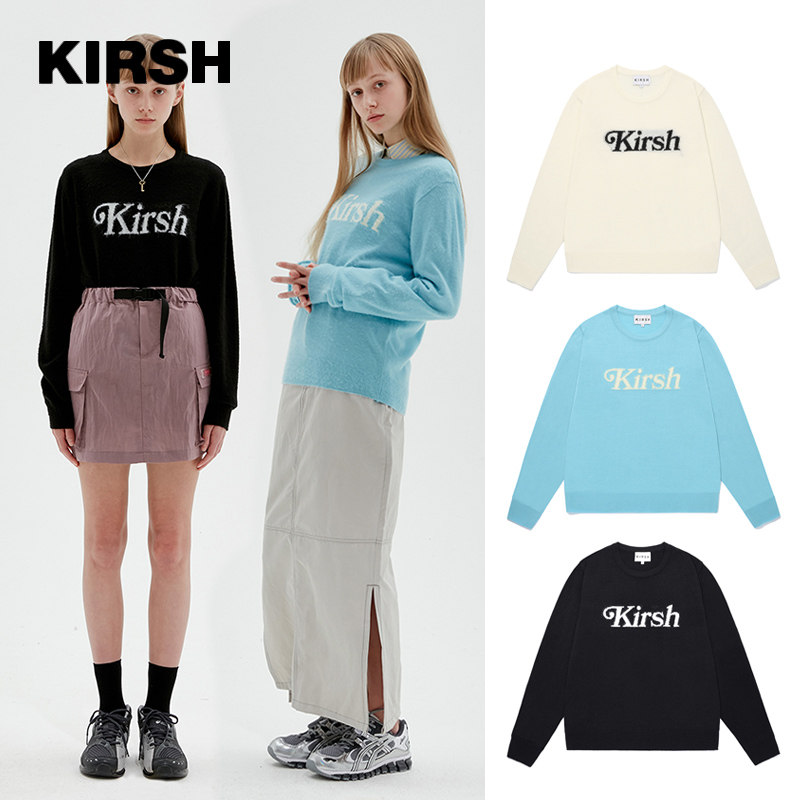 kirsh20年秋冬大樱桃针织长袖毛衣 kirsh海外毛针织衫