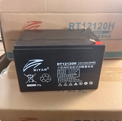 RITAR瑞达RT1270 1290 12120H 12V7AH3.2A5A9A12AH迅达电梯蓄电池 - 图3
