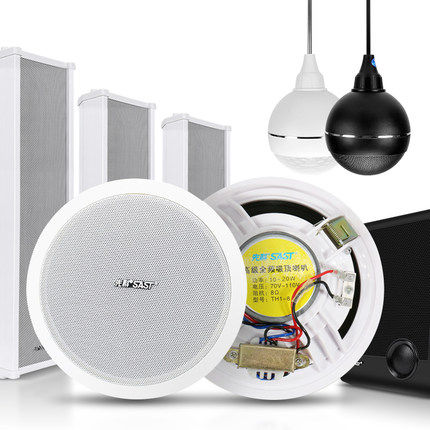 Xianke ceiling speaker broadcast wall-mounted coaxial drop ball