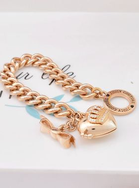 18k欧美风基本款满钻搭扣手链