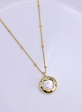 女双面佩戴设计天然淡水珍珠项链