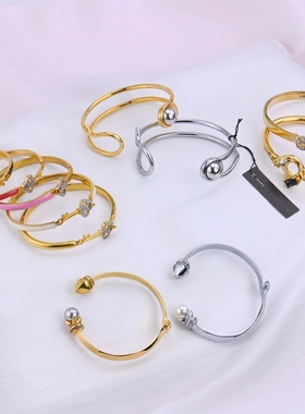 小众轻奢皇冠清仓特价复古手镯