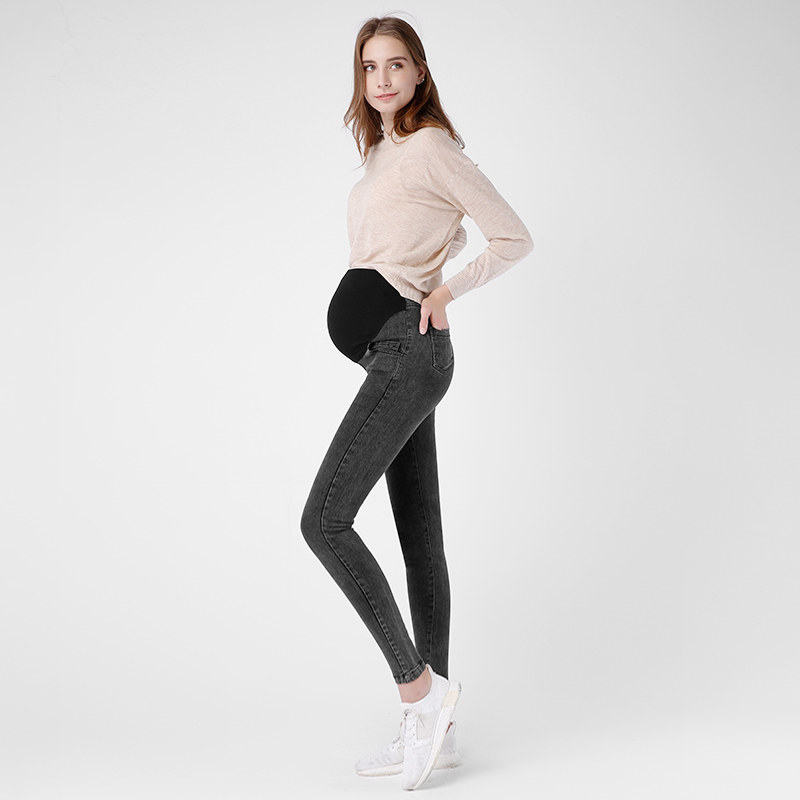 北欧孕度加长孕妇裤高个子子牛仔裤 yumduvm孕度孕妇打底裤