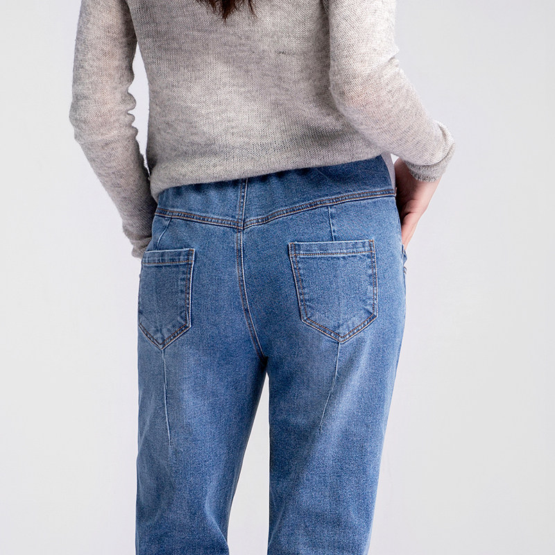 孕度孕早期孕妇夏季宽松牛仔裤 yumduvm孕度孕妇直筒裤