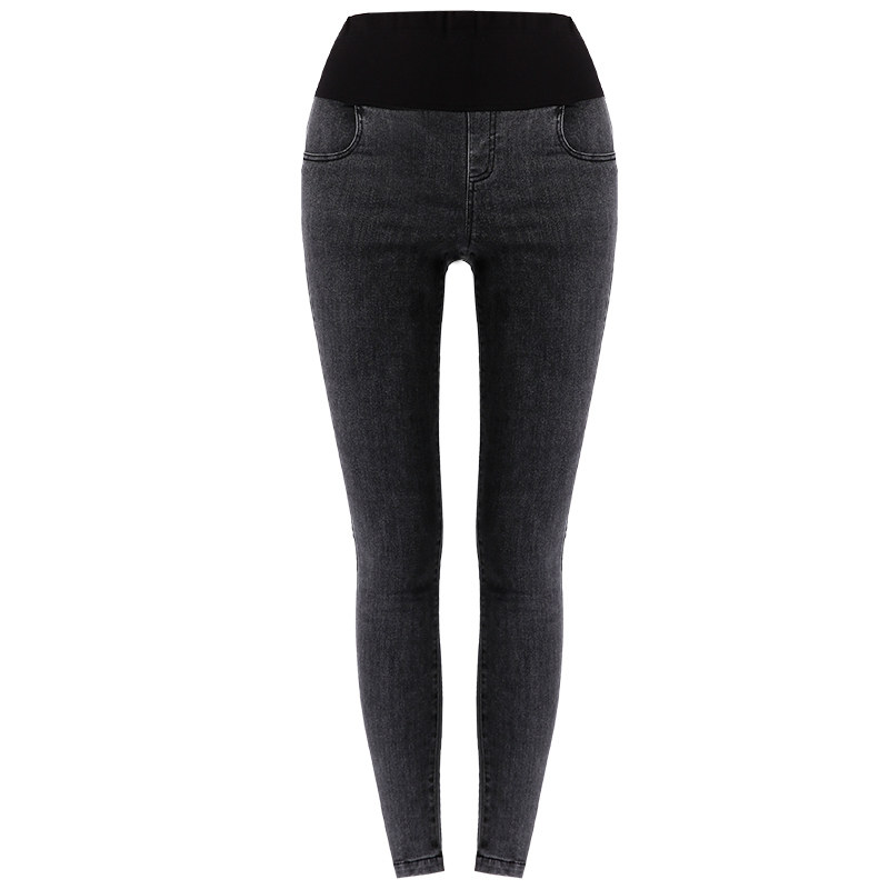 孕度孕早期初期孕妇灰色夏季牛仔裤 yumduvm孕度孕妇打底裤