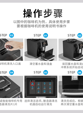Jetinno技诺意式咖啡机专用清洁片酿造器清洁片100片/瓶