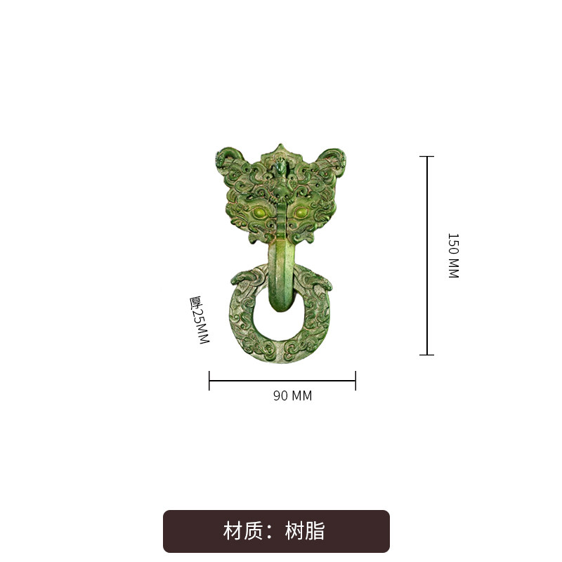 河北博物院燕国透雕龙凤纹铺首大号立体创意冰箱贴文创家居饰品