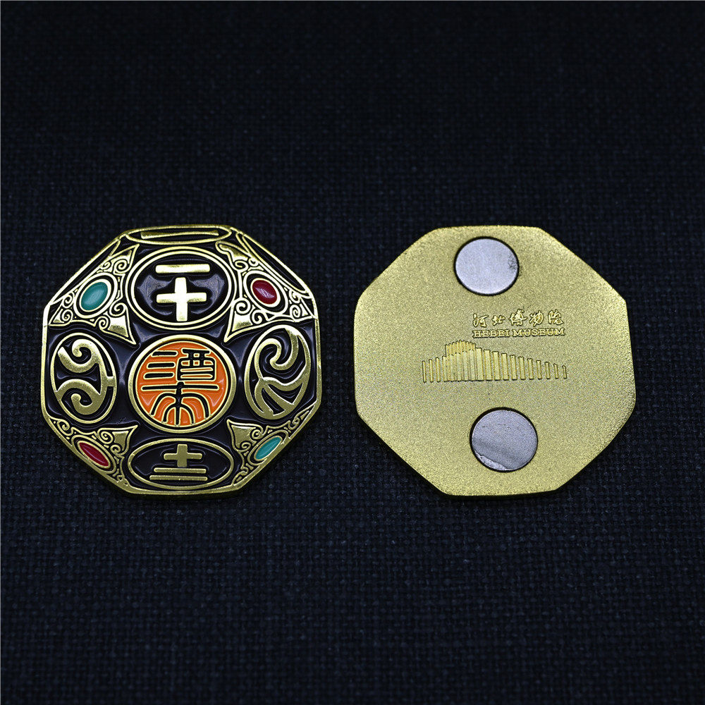 错金铜骰冰箱贴 河北博物院 博物馆 文创礼品 国宝 故宫博物院,淘宝优惠券,粉丝福利购,淘宝优惠卷