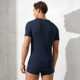Embry Official Outlet IVU Simple Basic Business Casual Home Modal Round Neck Men's Cotton Short Sleeves
