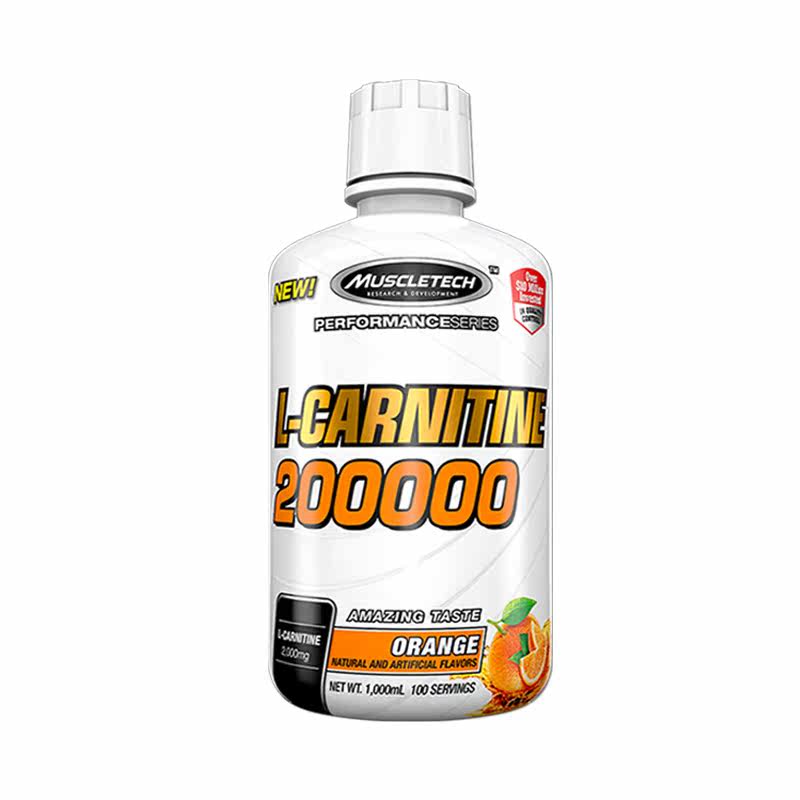 肌肉科技液体液态左旋肉碱100000碱 muscletech泽冠左旋肉碱