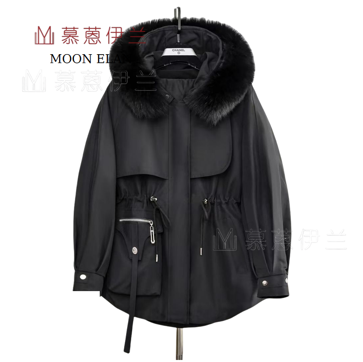 万人迷皮草派克服狐狸毛领内胆可拆卸,淘宝优惠券,粉丝福利购,淘宝优惠卷