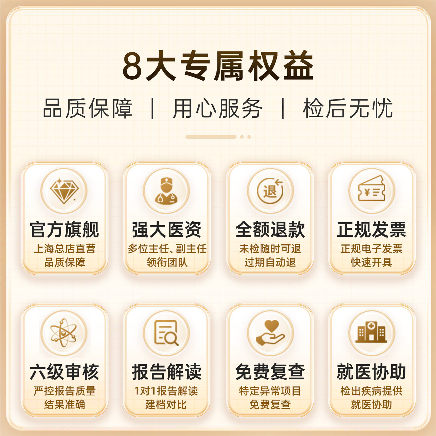 名流健康宠爱女王妇科检查全身项目筛查报告体检精品套餐上海体检