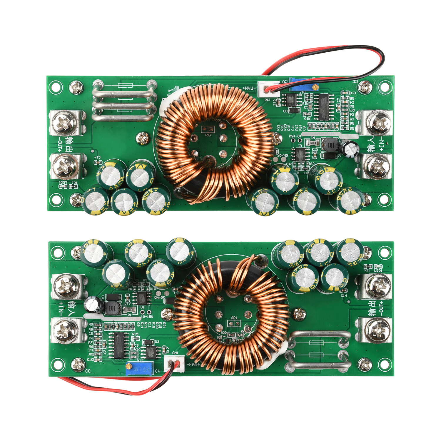 1500/1200W降压可调恒压电源模块50A降压稳压DC15-90V转DC2.5-72V - 图3