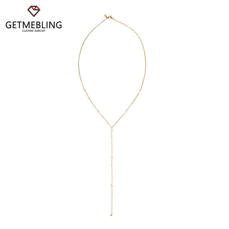 get me bling韩国正品进口y毛衣链 GetMeBling海外项链