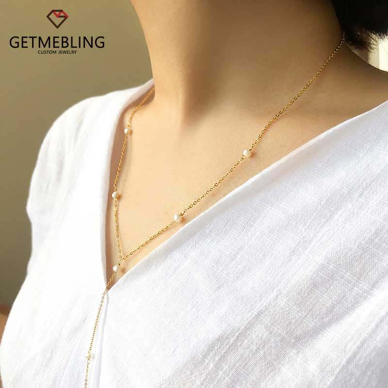 get me bling韩国正品进口y毛衣链 GetMeBling海外项链