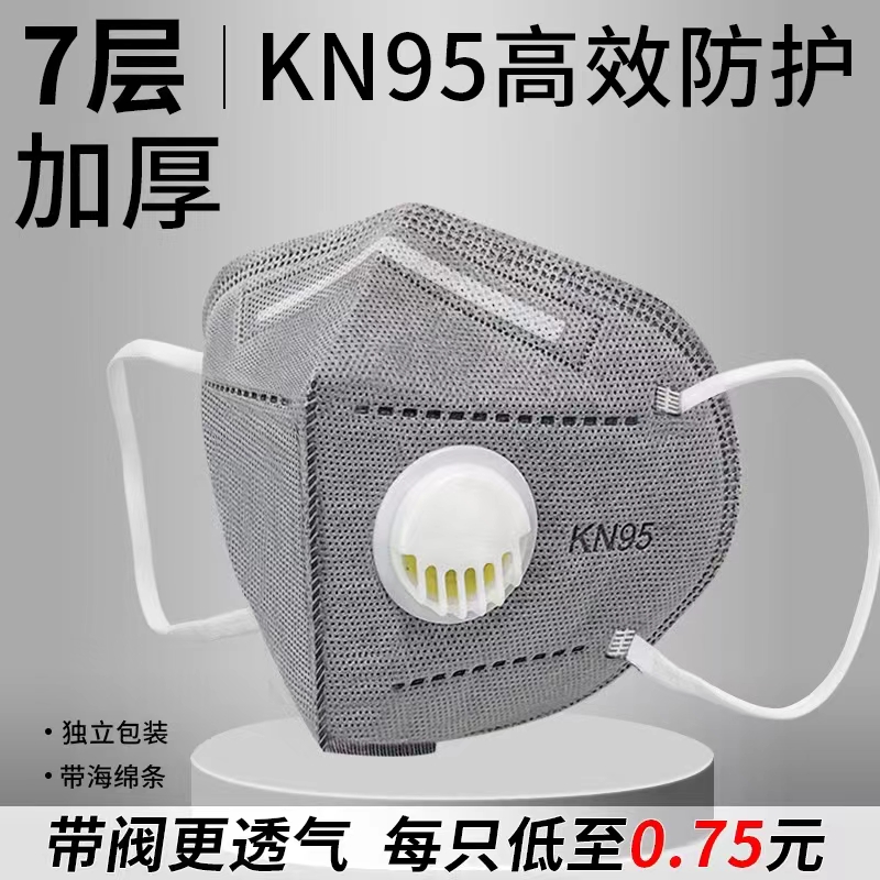 kn95口罩防尘工业防粉尘专用防护活性炭甲醛放毒喷油漆打磨头戴式 - 图1