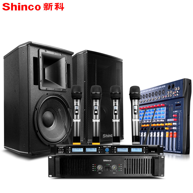 shinco /新科w1会议舞台寸卡包音箱 新科宇乐创KTV/卡拉OK音箱