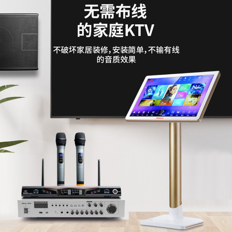 新科wa无线家庭ktv k歌套装家用 新科宇乐创KTV/卡拉OK音箱