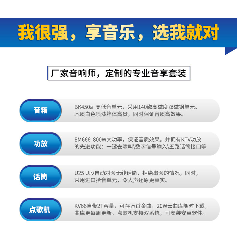 shinco /新科ktv防啸叫功放 新科宇乐创KTV/卡拉OK音箱