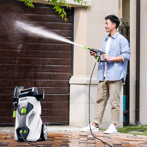 绿田洗车机家用高压220v强力清洗机水泵洗地水枪抢喷泡沫刷车神器 - 图2